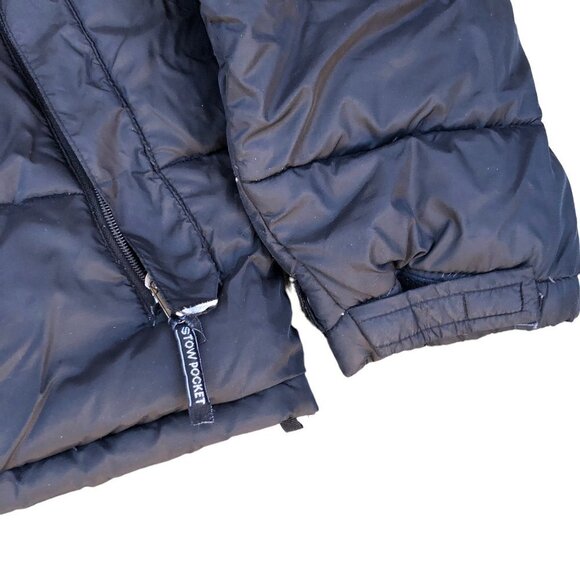 VINTAGE The North Face Nuptse Black 800 Series Jacket Large - Picture 6 of 13